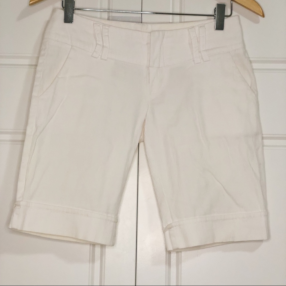 Seduction fashion capris white dress pant women